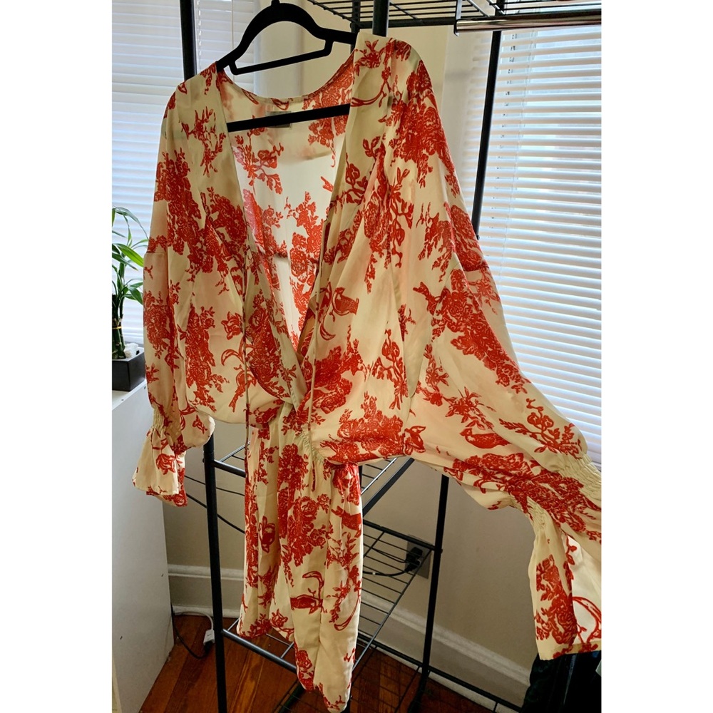 Flowy Floral Cocktail Dress